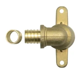 Cotovelo Rosca Fêmea com Aleta